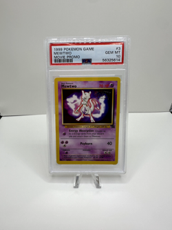 1999 Mewtwo Black Star Promo 3 Pokemon First Movie Stamped Promo PSA 10 GEM MINT - Image 1