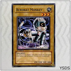 Acrobat Monkey - YSDS-EN004 - Common 1st Edition Yugioh - Image 1