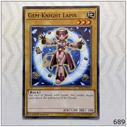 Gem-Knight Lapis - SECE-EN012 - Common 1st Edition Yugioh - Image 1