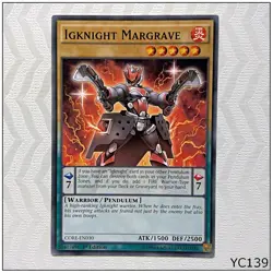 Igknight Margrave - CORE-EN030 - Common 1st Edition Yugioh (B) (YC139) - Image 1