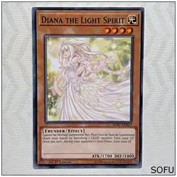 Diana the Light Spirit - SOFU-EN027 - Common 1st Edition Yugioh - Image 1