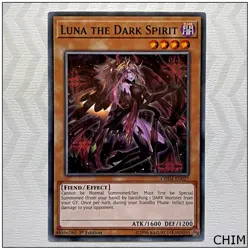 Luna the Dark Spirit - CHIM-EN027 - Common 1st Edition Yugioh - Image 1