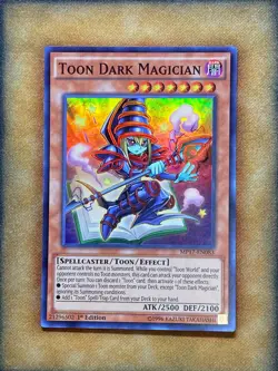 Yugioh Toon Dark Magician MP17-EN083 Super Rare 1st Ed NM - Image 1