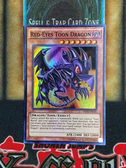 Yugioh Red-Eyes Toon Dragon SHVI-EN036 Super Rare NM - Image 1