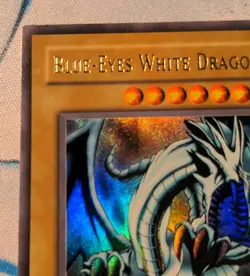 BLUE-EYES WHITE DRAGON GLOSSY LOB-001 1ST EDITION YUGIOH ULTRA RARE LEGEND LP/NM - Image 3