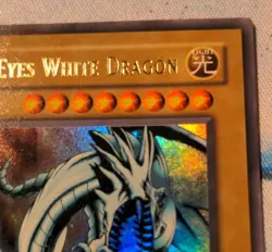 BLUE-EYES WHITE DRAGON GLOSSY LOB-001 1ST EDITION YUGIOH ULTRA RARE LEGEND LP/NM - Image 4
