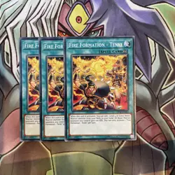 OP12-EN025 Fire Formation - Tenki Common x3 Excellent Condition Yugioh - Image 1