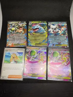 Pokemon TCG: Mega Evolution 5 Card EX Lot +!Lillie 119 (6) Total - Image 1