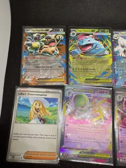 Pokemon TCG: Mega Evolution 5 Card EX Lot +!Lillie 119 (6) Total - Image 2