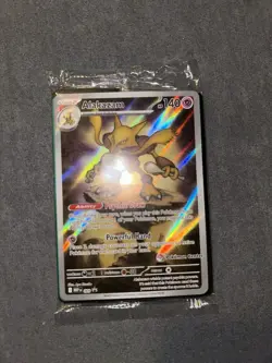 Pokemon Center Stamped Promo Card Alakazam 009 PROMO. SEALED - Image 1