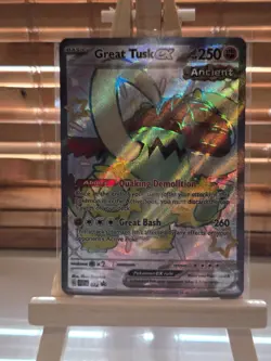Great Tusk ex 072 Sv: Scarlet & Violet Promo Cards Holo - Image 1
