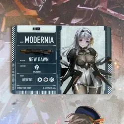 GODDESS OF VICTORY: NIKKE MODERNIA METALLIC PASS COLLECTION VER.2 CARD - Image 1
