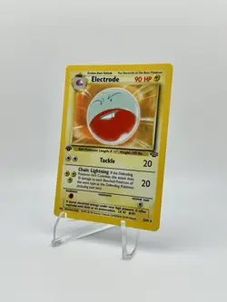 Pokemon TCG Electrode Holo Rare Card 02/64 Jungle Holo WOTC 1st Edition - Image 4
