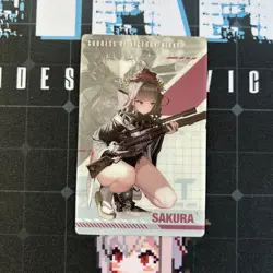 NIKKE Goddess of Victory Metal Card Collection Vol. 1 Sakura - Image 1