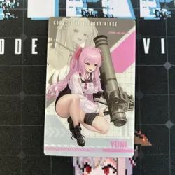 NIKKE Goddess of Victory Metal Card Collection Vol. 1 Yuni - Image 1