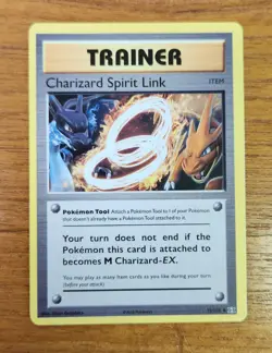 Uncommon Charizard Spirit Link Pokemon Trainer Card, Evolutions Set 75/108 - Image 1