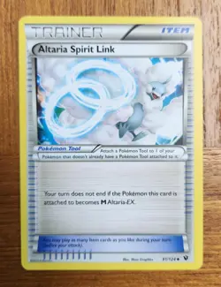 Uncommon Altaria Spirit Link Pokemon Trainer Card, Fates Collide Set 91/124 - Image 1