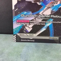 Aerial Rebuild GD01-067 LR Foil Gundam Newtype Rising Card Game NM XVX-016RN TCG - Image 4