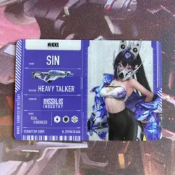 GODDESS OF VICTORY: NIKKE SIN METALLIC PASS COLLECTION VER.2 CARD - Image 1