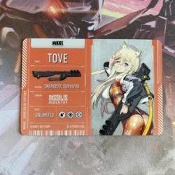 GODDESS OF VICTORY: NIKKE TOVE METALLIC PASS COLLECTION VER.2 CARD - Image 1
