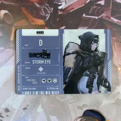 GODDESS OF VICTORY: NIKKE D METALLIC PASS COLLECTION VER.2 CARD - Image 1