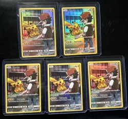 Pikachu 241/236 Cosmic Eclipse Full Art Secret Rare Holo Pokemon Card lot - Image 1