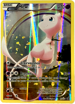 Mew XY Mythical Collection XY110 Black Star Promo Pokemon Card NM/LP - Image 1