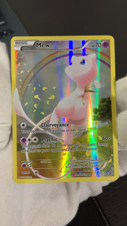 Mew XY Mythical Collection XY110 Black Star Promo Pokemon Card NM/LP - Image 2