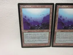 CORAL ATOLL X2 MAGIC THE GATHERING VISIONS VINTAGE MTG CARD #369 - Image 3