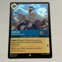 Merlin 153/204 Disney Lorcana The First Chapter Common Cold Foil Card NM - Image 1