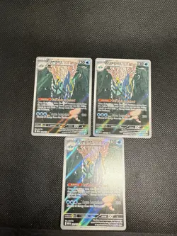 LOT OF (3) Clawitzer 141/132 Pokemon TCG Card Mega Evolution Illustration Rare - Image 1