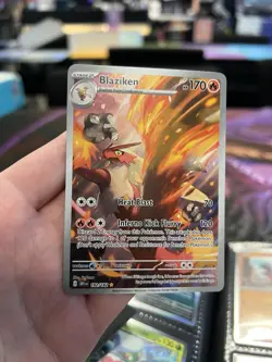 Blaziken 192/182 IR Destined Rivals Near Mint Condition pokemon holo card - Image 1