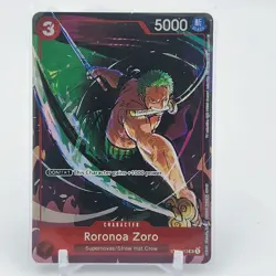 One Piece Card Game Roronoa Zoro ST01-013 Promo Gift Collection - Image 1