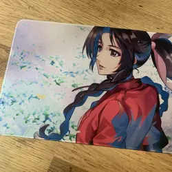 Aerith Final Fantasy Rubber Playmat Play Mat For Tcg Trading Card Game Cards - Image 2