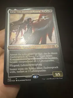 GERMAN Foil Etched Liesa, Shroud of Dusk • NM / Unplayed • Mtg (776) - Image 2