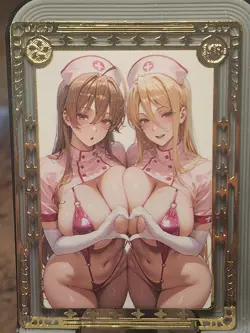 Genshin Impact Spicy Goddess Story Metal Card Anime Waifu MR TCG 5 - Image 1