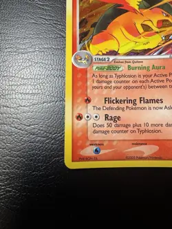 Pokemon Typhlosion EX TCG Reverse Holo Card Unseen Forces 17/115 Mint - Image 2