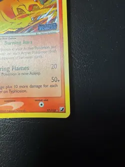Pokemon Typhlosion EX TCG Reverse Holo Card Unseen Forces 17/115 Mint - Image 3