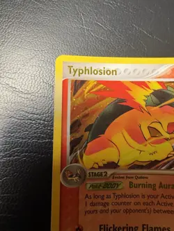 Pokemon Typhlosion EX TCG Reverse Holo Card Unseen Forces 17/115 Mint - Image 5