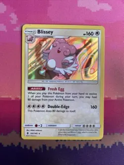 Pokemon Card Blissey Guardians Rising Holo Rare 102/145 Near Mint - Image 1