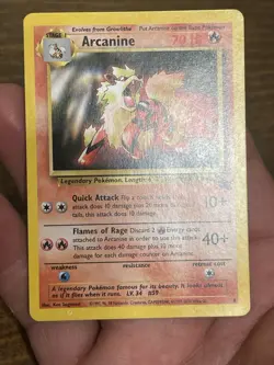 Pokemon TCG Arcanine #6 Black Star Promo Card WOTC - Image 4