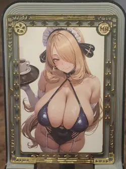 Genshin Impact Spicy Goddess Story Metal Card Anime Waifu MR TCG 3 - Image 1