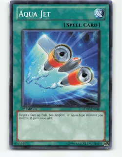 Aqua Jet GENE-EN048 1st Edition YuGiOh Card - Image 1
