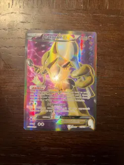 Alakazam EX Holo Pokemon Card #125/124 Fates Collide Full Art Rare 117/124 - Image 1
