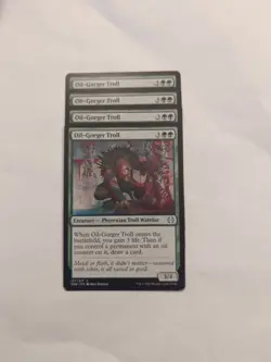 (4) Oil-Gorger Troll *PLAYSET* Phyrexia: All Will Be One Regular NM MTG - Image 1