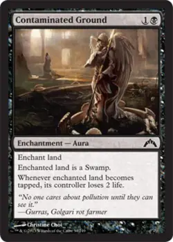 Contaminated Ground - Light Play MTG Gatecrash - Image 1