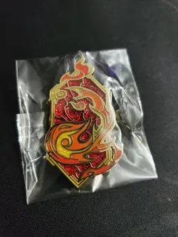 MagicCon Atlanta 2025 Exclusive Mountain Red Mana Symbol Pin Promo Magic Con MTG - Image 1