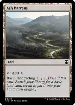 Ash Barrens 318 MTG Commander M3C Common NP - Image 1