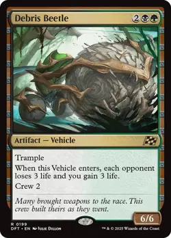 Debris Beetle #199 Aetherdrift MTG MAGIC ARTIFACT VEHICLE R O253 - Image 1
