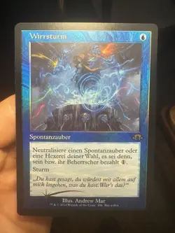 German Fbb Foil • Flusterstorm • MH3 Box Topper • NM • Mtg (956) - Image 1